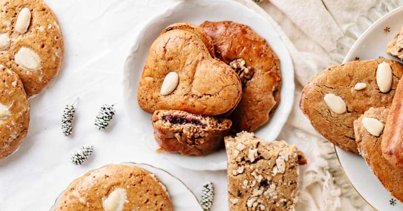 Table full of gingerbread