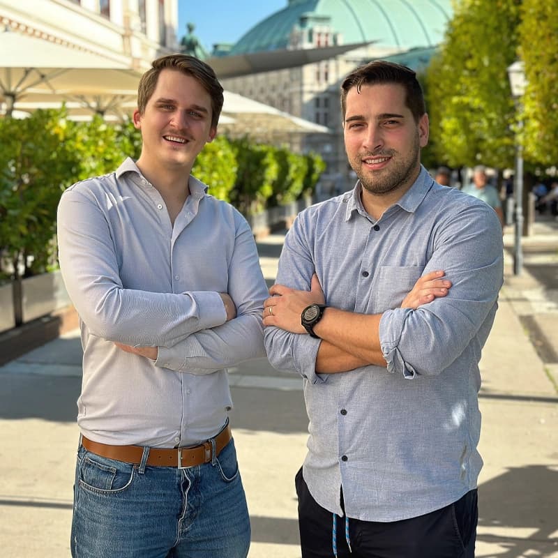 Founders from left to right: Robert Böhm, Sebastian Schwelle