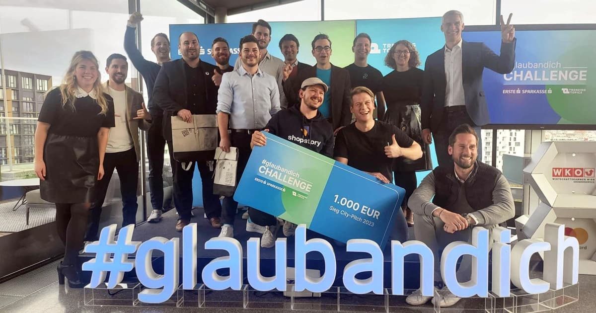 Shopstory and the other City Pitch #glaubandich startups