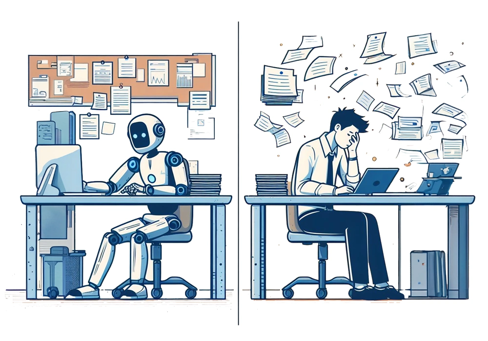 Workflow Automation hilft den Frust durch repetitive Aufgaben zu vermeiden