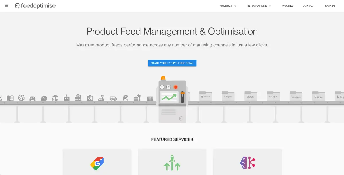 Feedoptimise product management tool